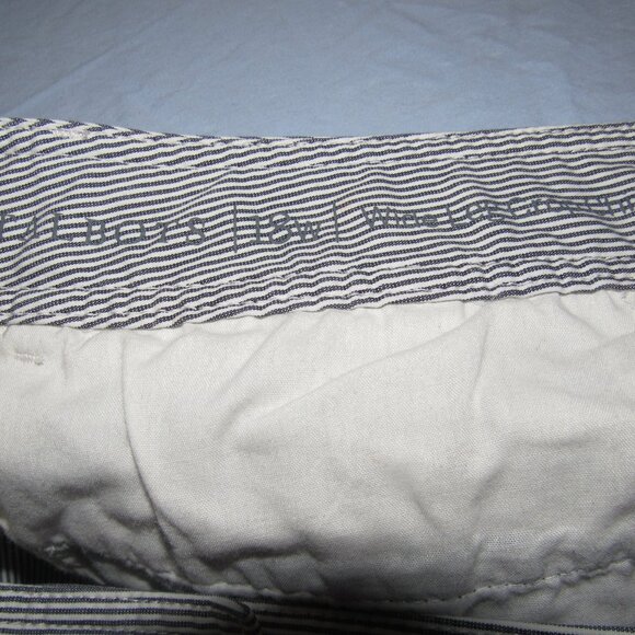 TALBOTS Wide Leg Crop Chino Stripe Pants Plus Size 18W - Picture 5 of 5